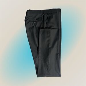 Renoir 201-1 Men's Black Suit Separate Pants Size 36 No Hem